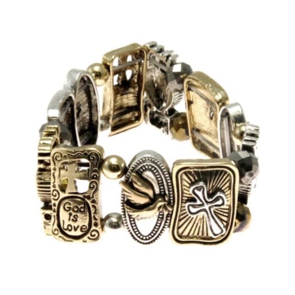 Jewelry - Last 1God is love stretch bracelet